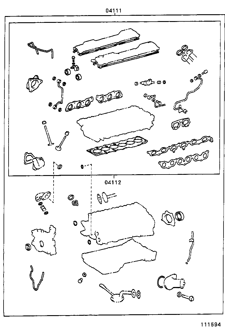  CROWN |  ENGINE OVERHAUL GASKET KIT