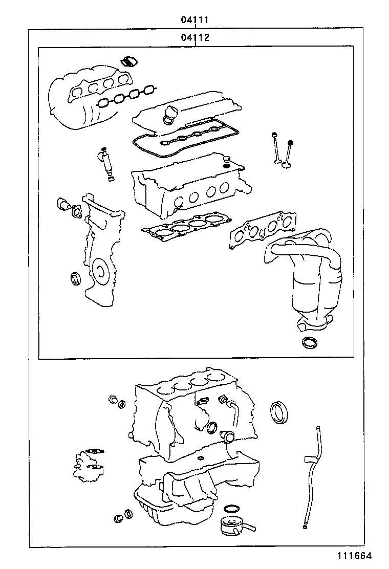  CAMRY |  ENGINE OVERHAUL GASKET KIT