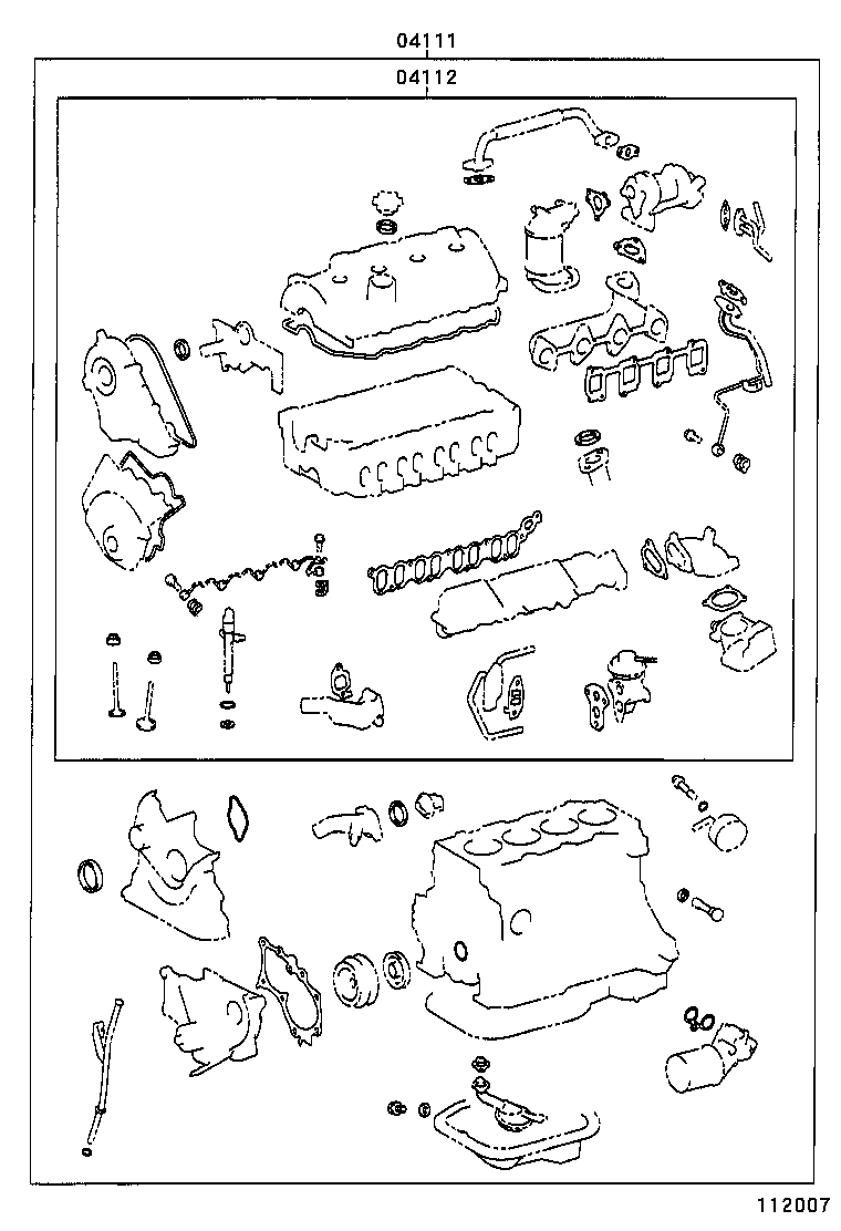  RAV4 |  ENGINE OVERHAUL GASKET KIT