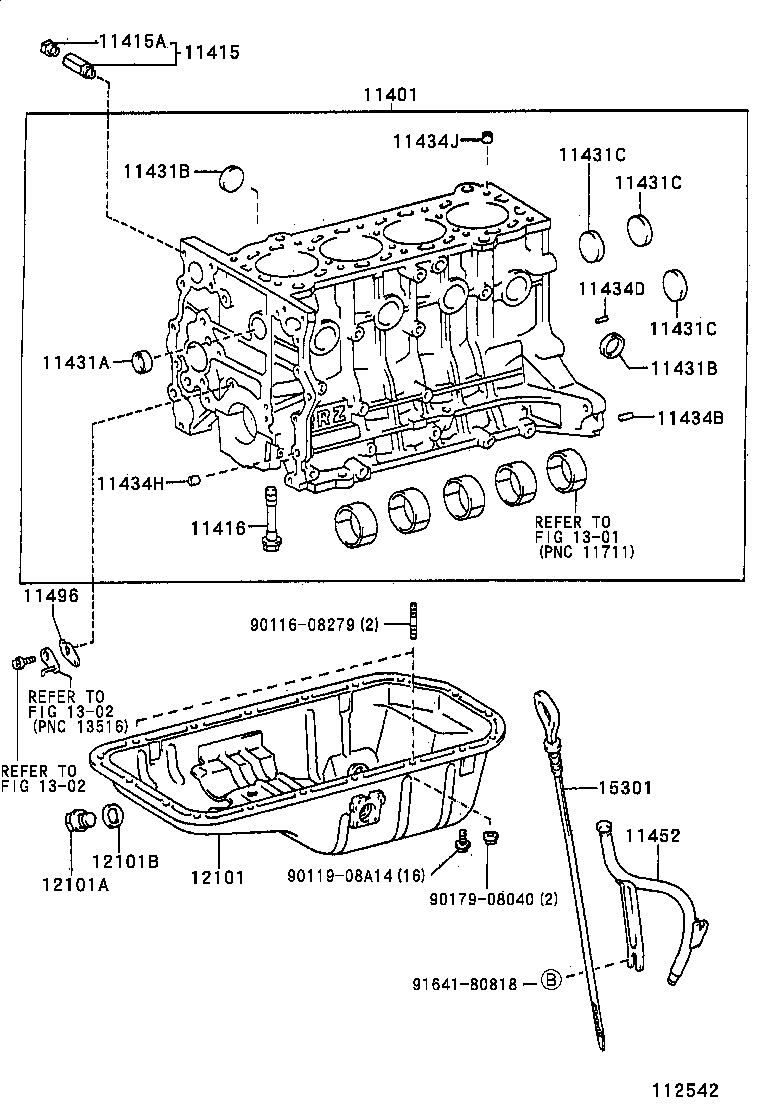  HIACE VAN COMUTER |  CYLINDER BLOCK