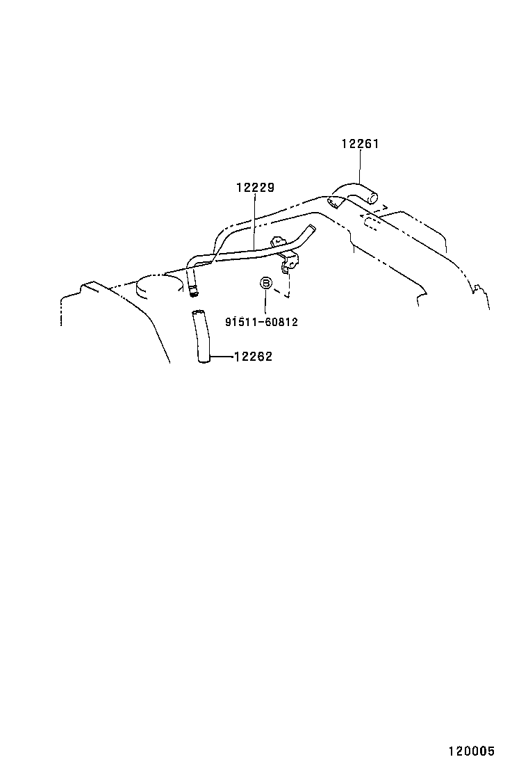  LAND CRUISER 90 |  VENTILATION HOSE