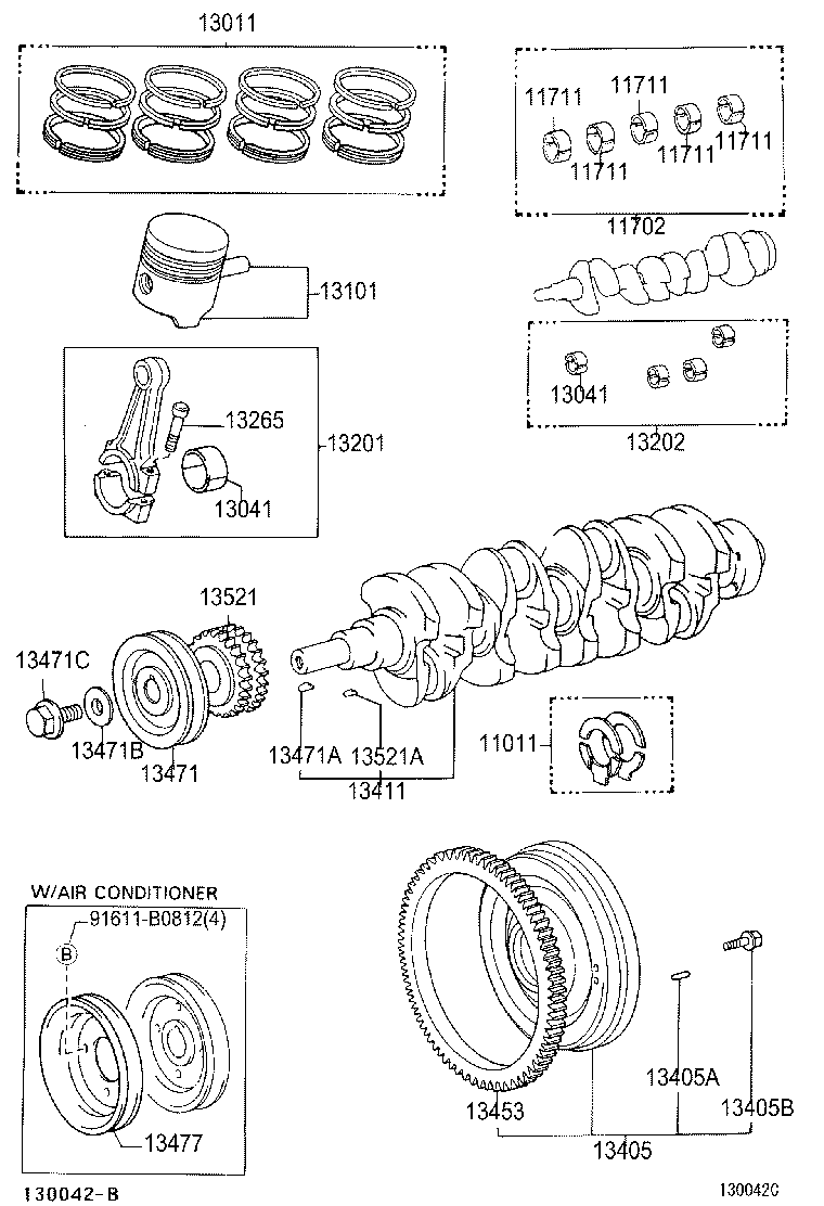  TOWNACE LITEACE |  CRANKSHAFT PISTON