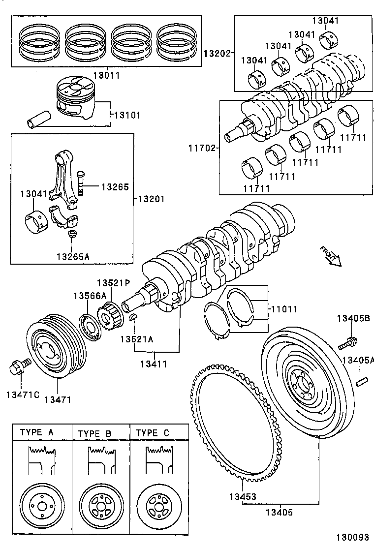  COROLLA |  CRANKSHAFT PISTON