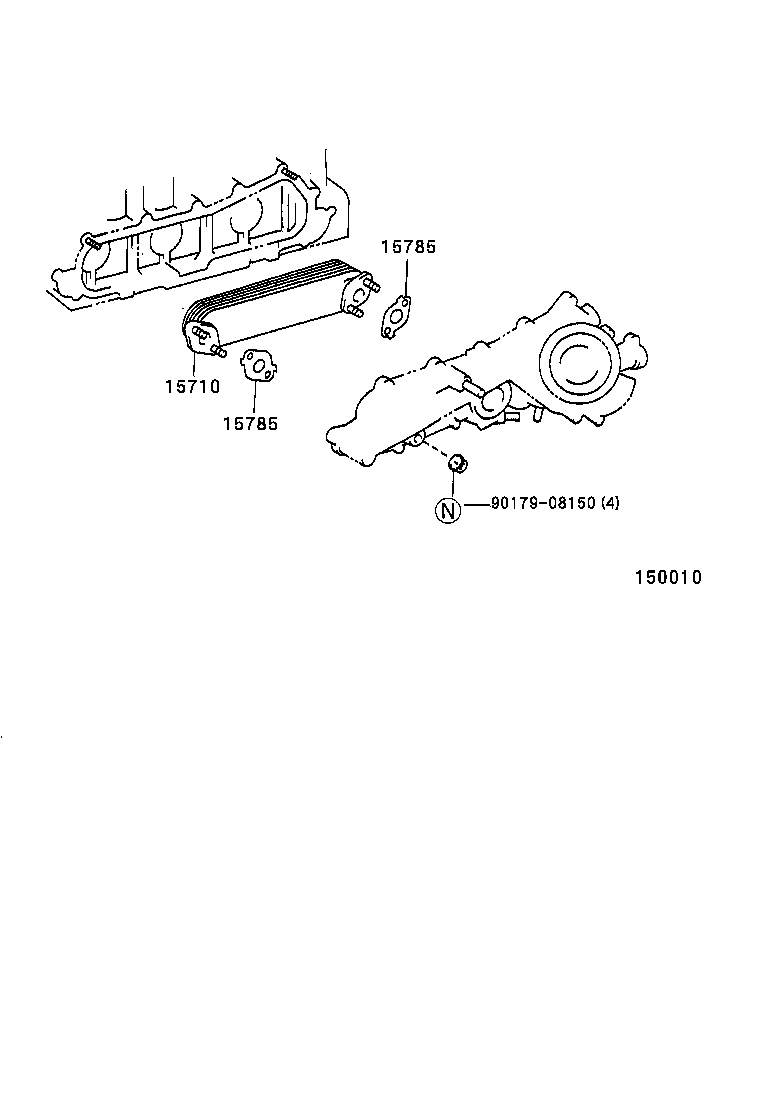  LAND CRUISER 90 |  ENGINE OIL COOLER