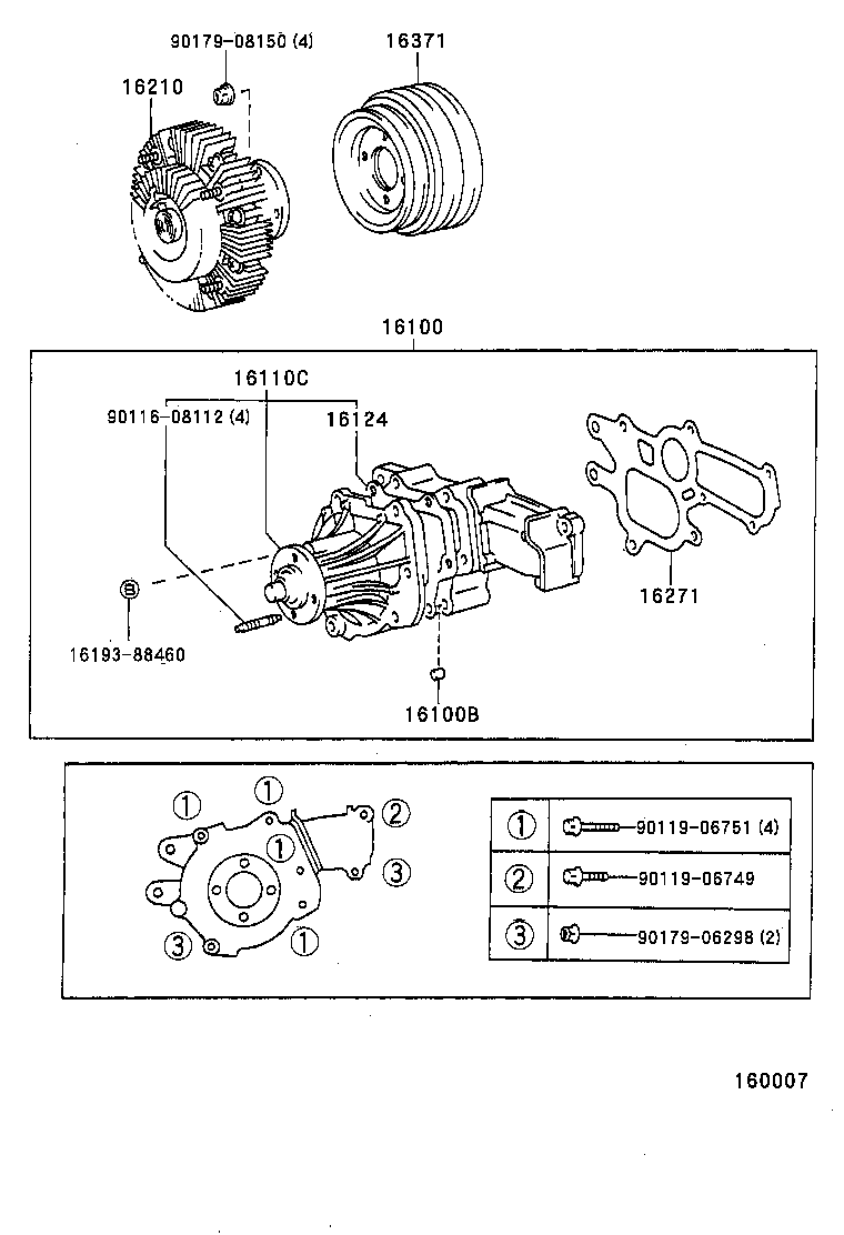  LAND CRUISER 90 |  WATER PUMP