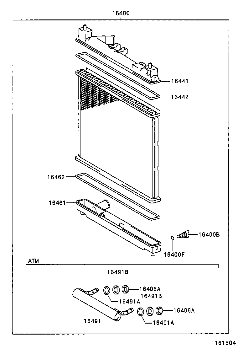  YARIS ECHO |  RADIATOR WATER OUTLET