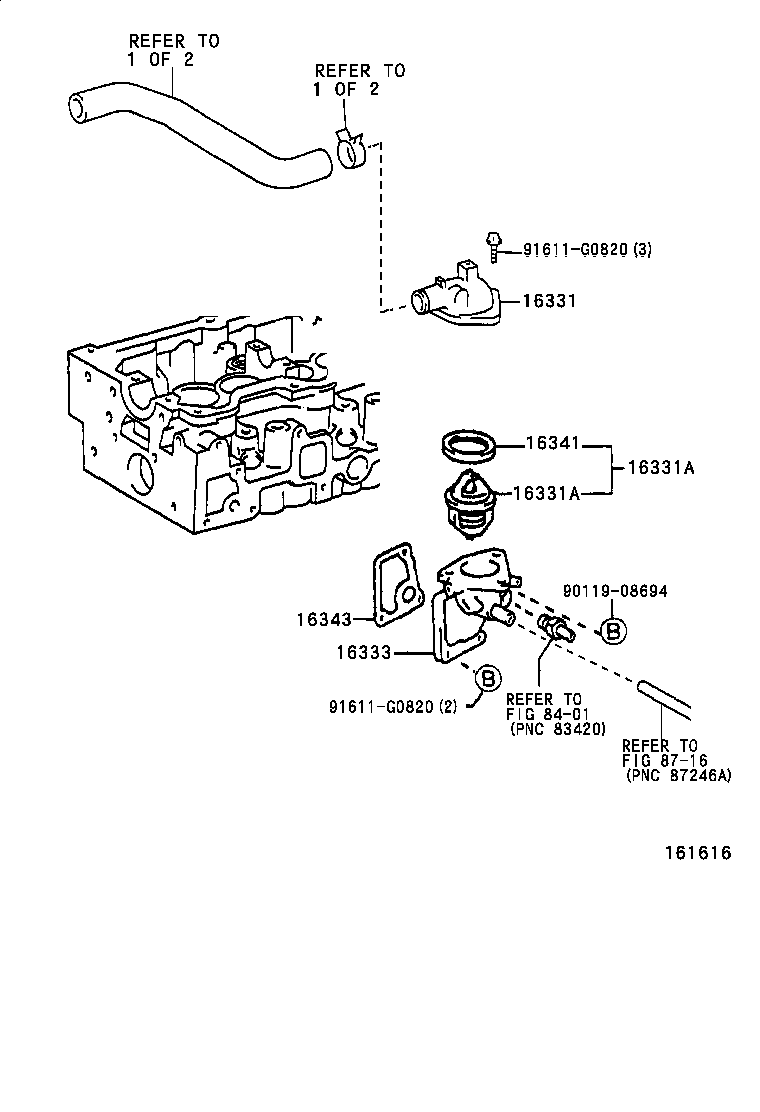  LAND CRUISER PRADO |  RADIATOR WATER OUTLET