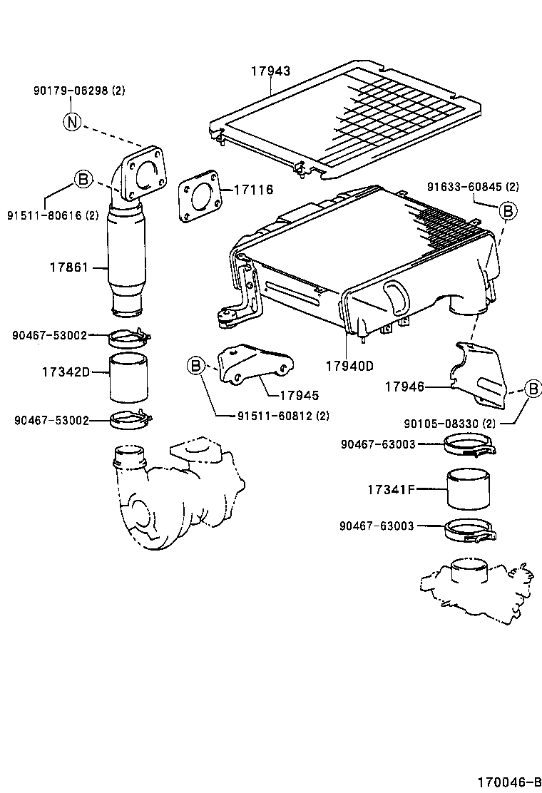  LAND CRUISER 90 |  AIR CLEANER