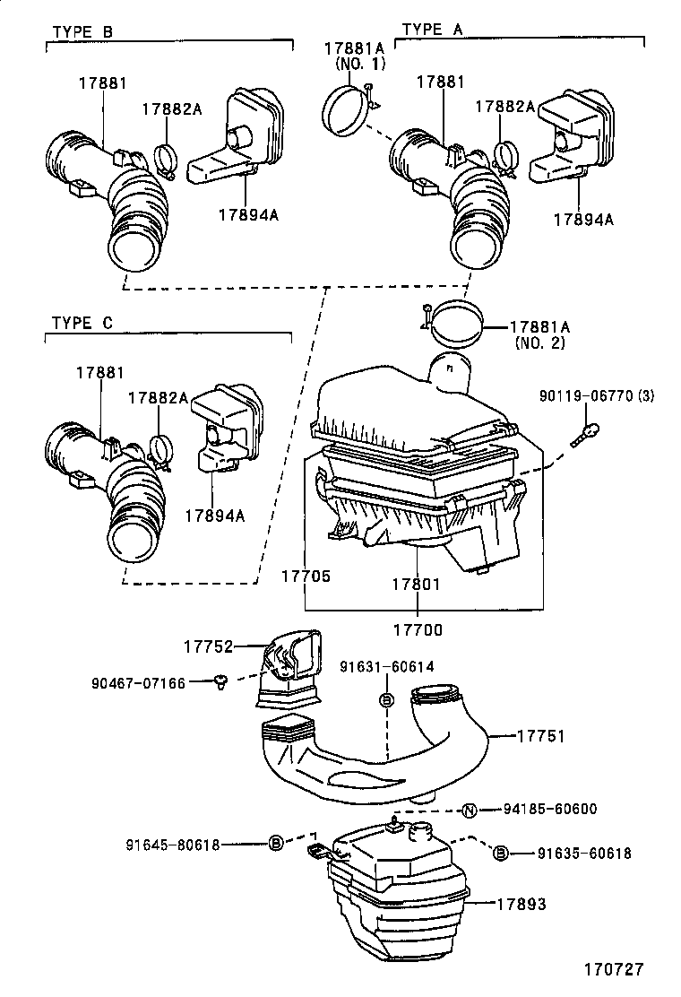  COROLLA |  AIR CLEANER