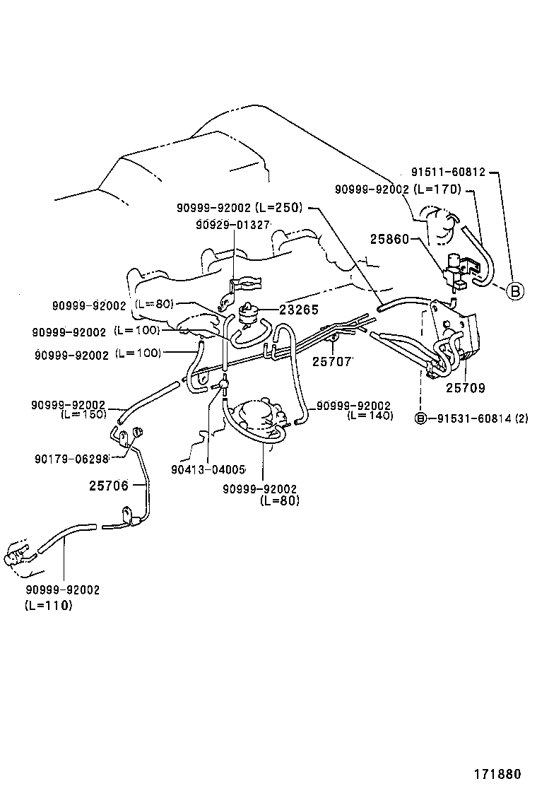  LAND CRUISER 90 |  VACUUM PIPING