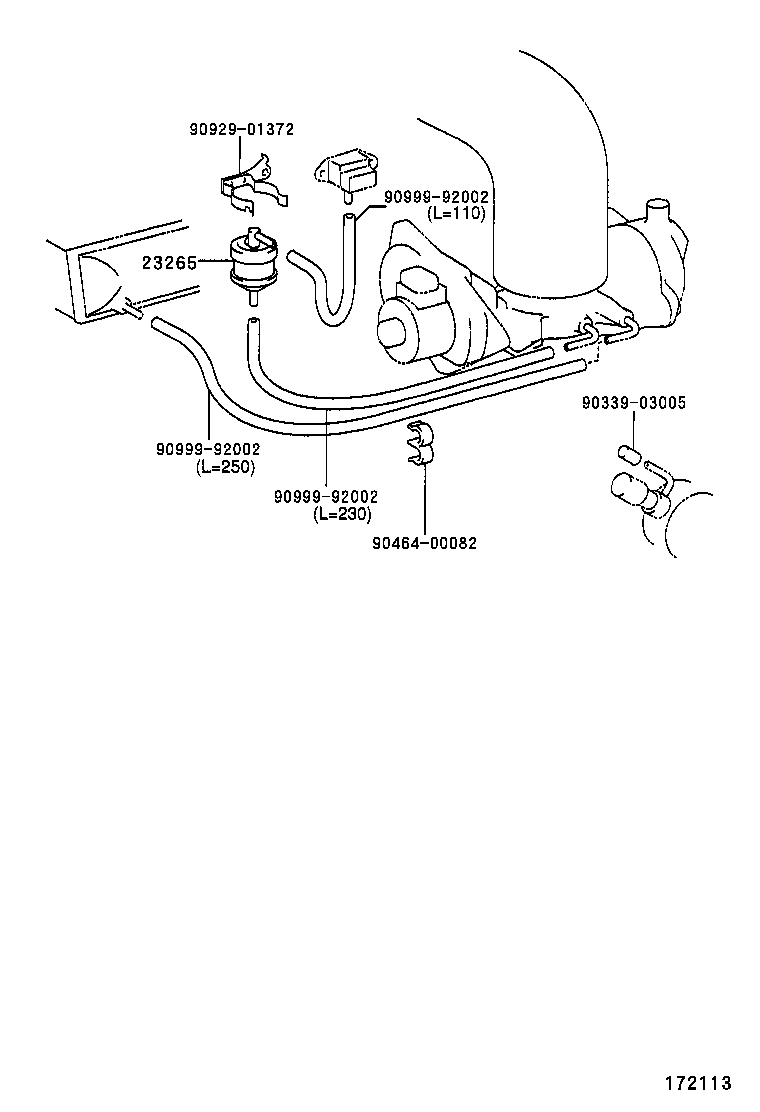  LAND CRUISER 90 |  VACUUM PIPING