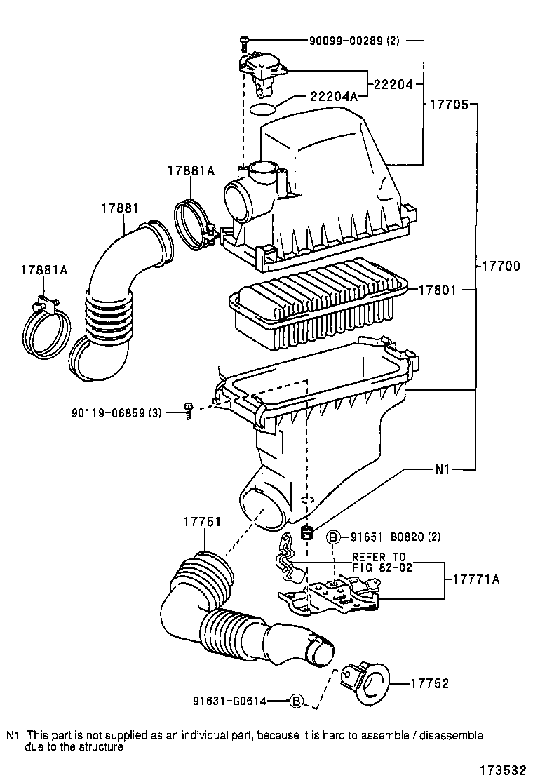  YARIS ECHO |  AIR CLEANER