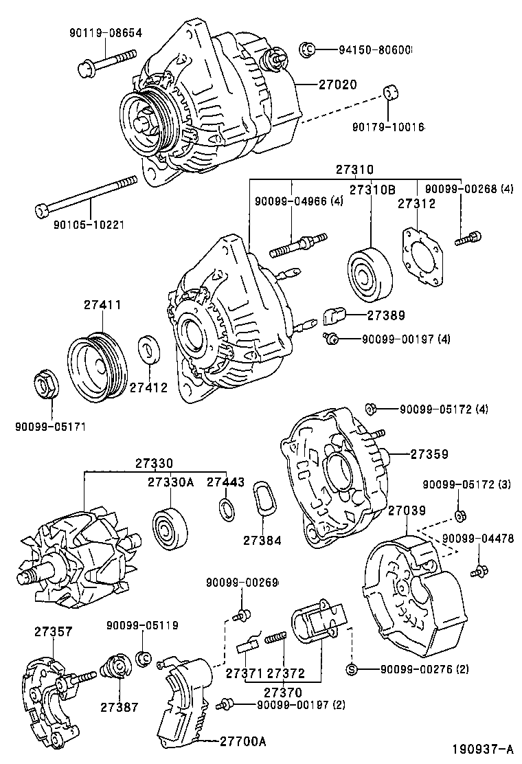  TOWNACE LITEACE |  ALTERNATOR