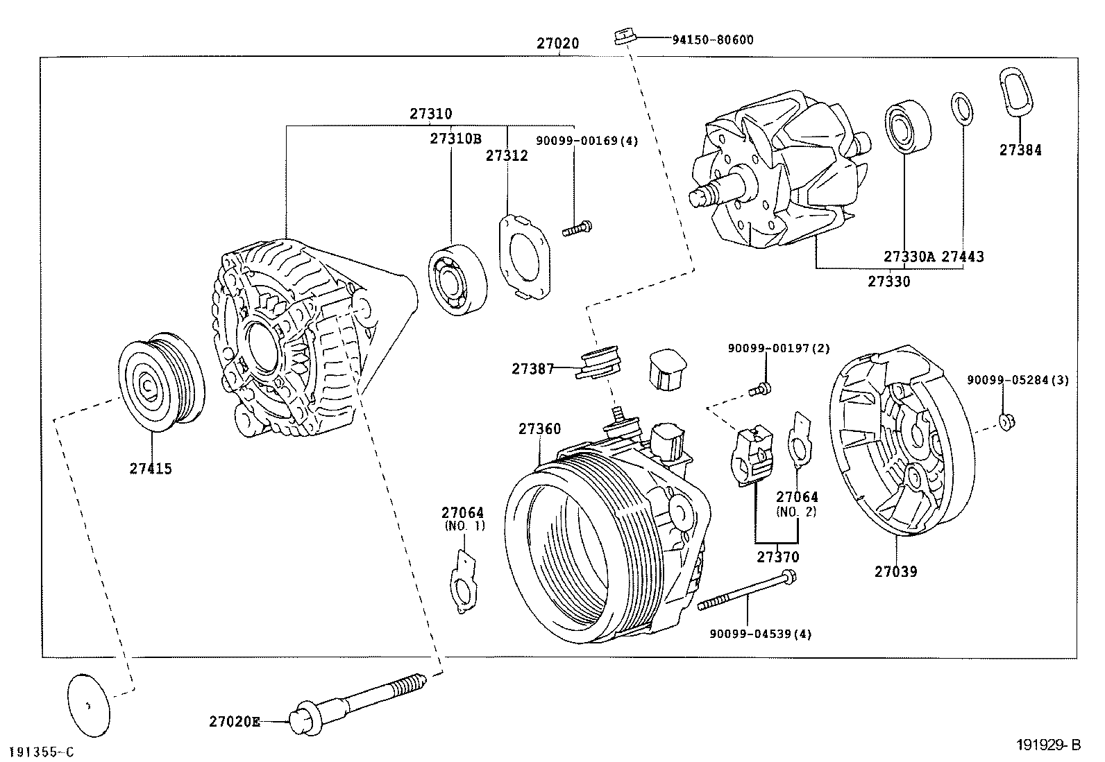  RAV4 |  ALTERNATOR