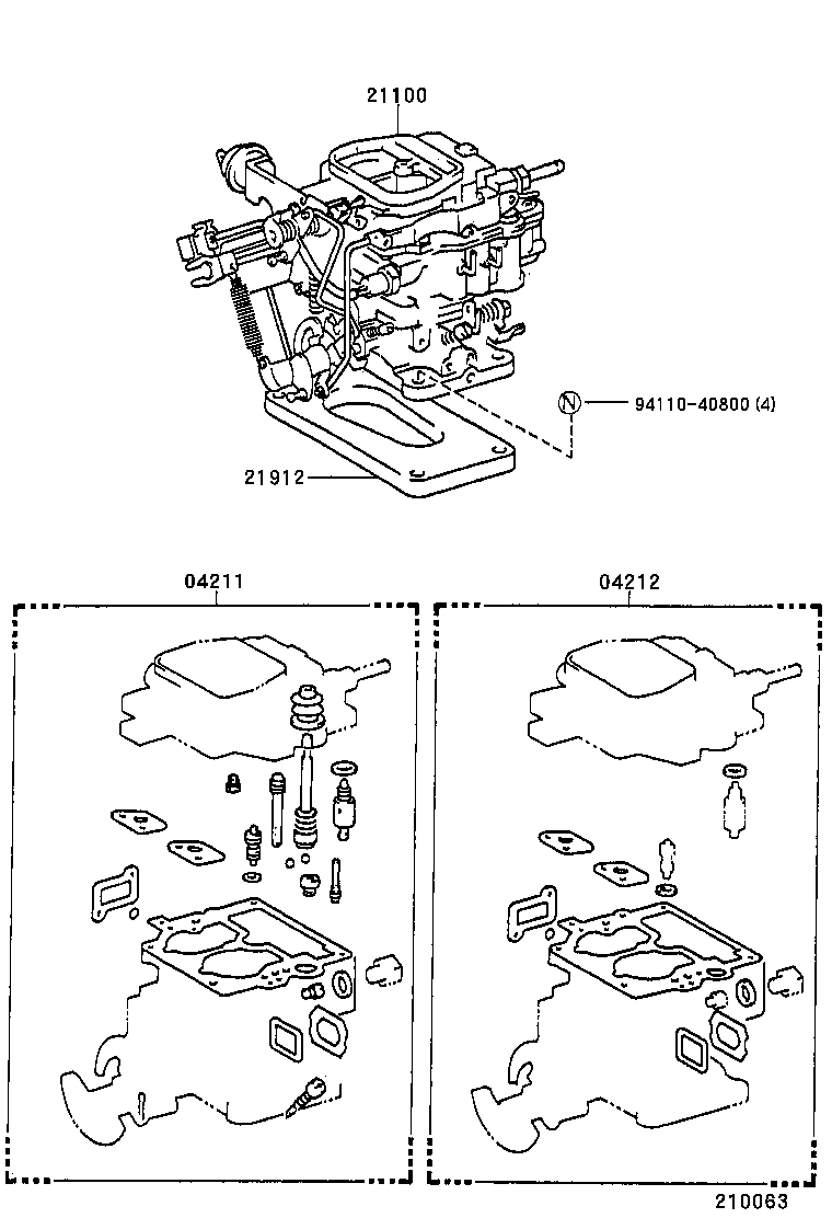  HILUX |  CARBURETOR ASSEMBLY