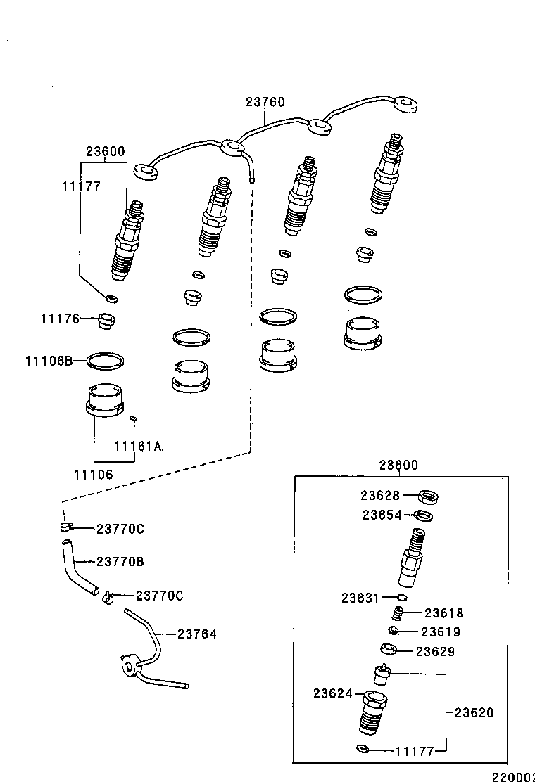  LAND CRUISER 90 |  INJECTION NOZZLE