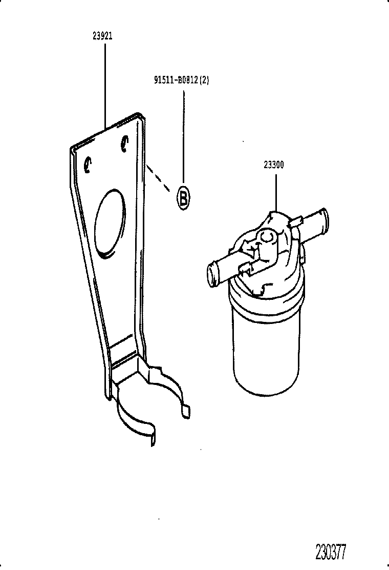  HIACE VAN COMUTER |  FUEL FILTER