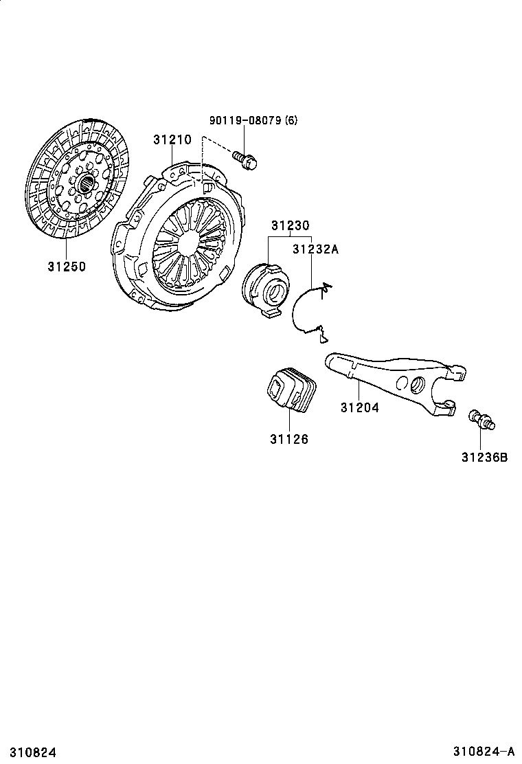  RAV4 |  CLUTCH RELEASE FORK