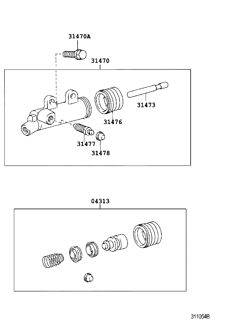  LAND CRUISER PRADO |  CLUTCH RELEASE CYLINDER