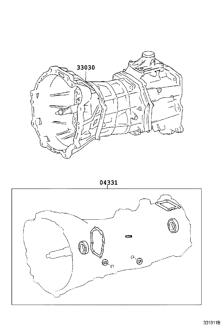  LAND CRUISER PRADO |  TRANSAXLE OR TRANSMISSION ASSY GASKET KIT MTM