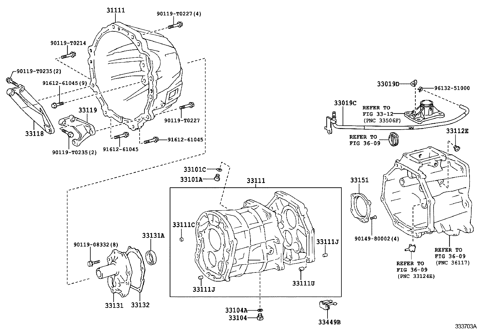  FORTUNER |  CLUTCH HOUSING TRANSMISSION CASE MTM