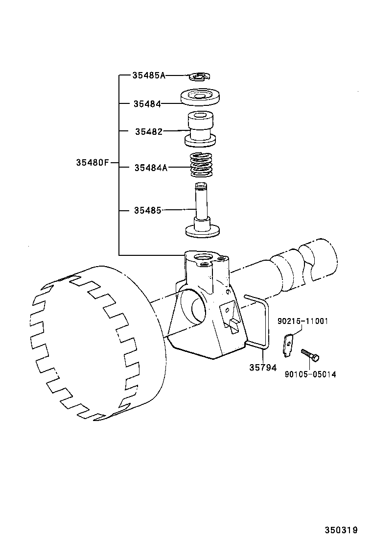  TOWNACE LITEACE |  REAR OIL PUMP GOVERNOR ATM