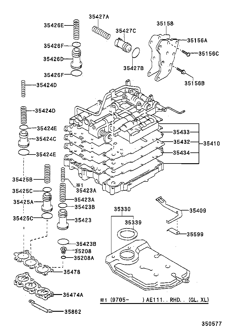  COROLLA |  VALVE BODY OIL STRAINER ATM