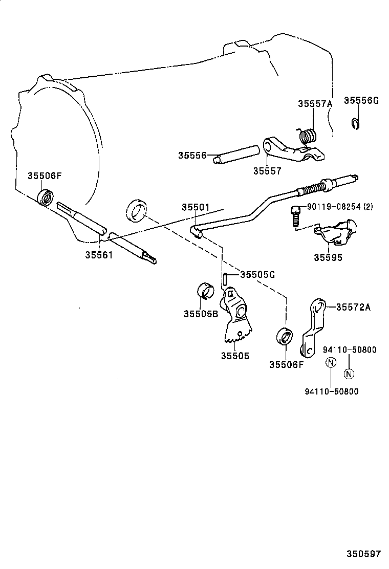  LAND CRUISER 70 |  THROTTLE LINK VALVE LEVER ATM