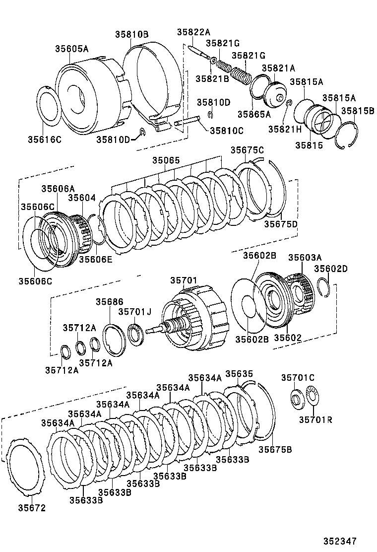  CROWN |  BRAKE BAND MULTIPLE DISC CLUTCH ATM