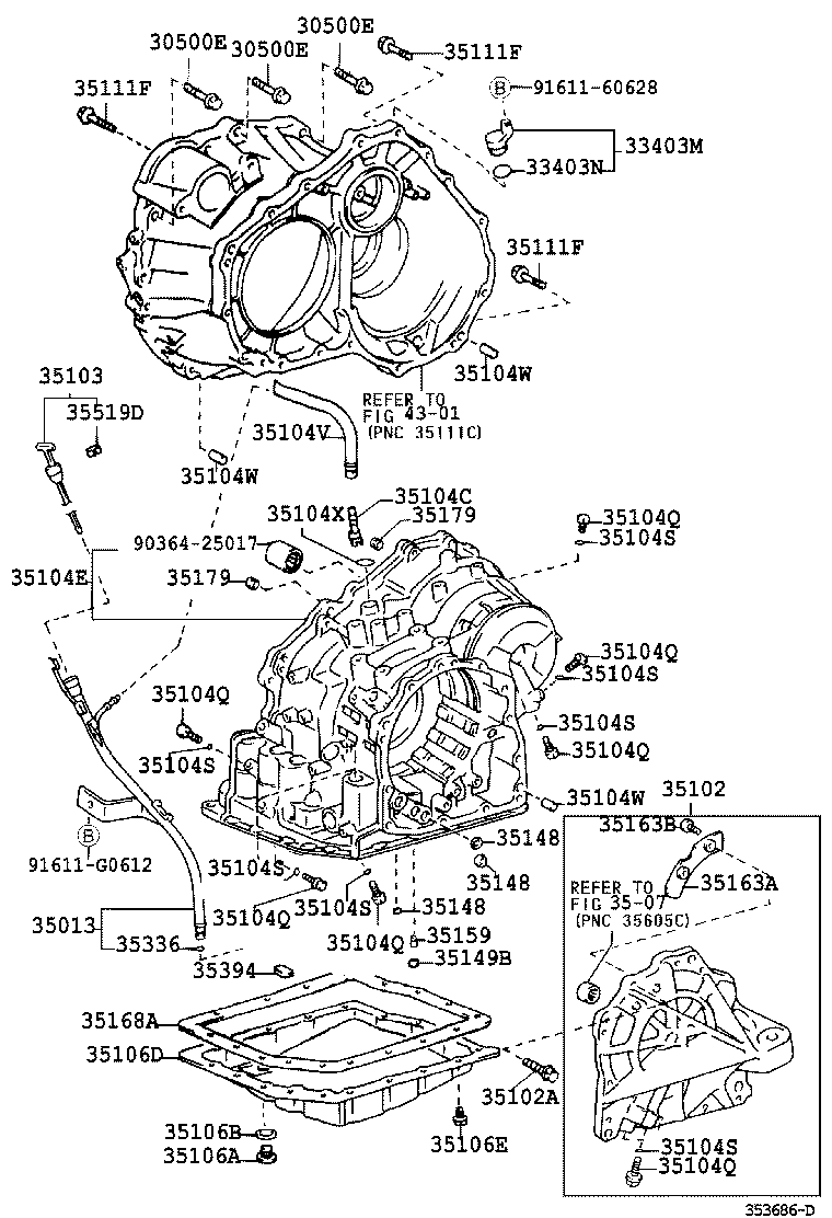  CAMRY |  TRANSMISSION CASE OIL PAN ATM