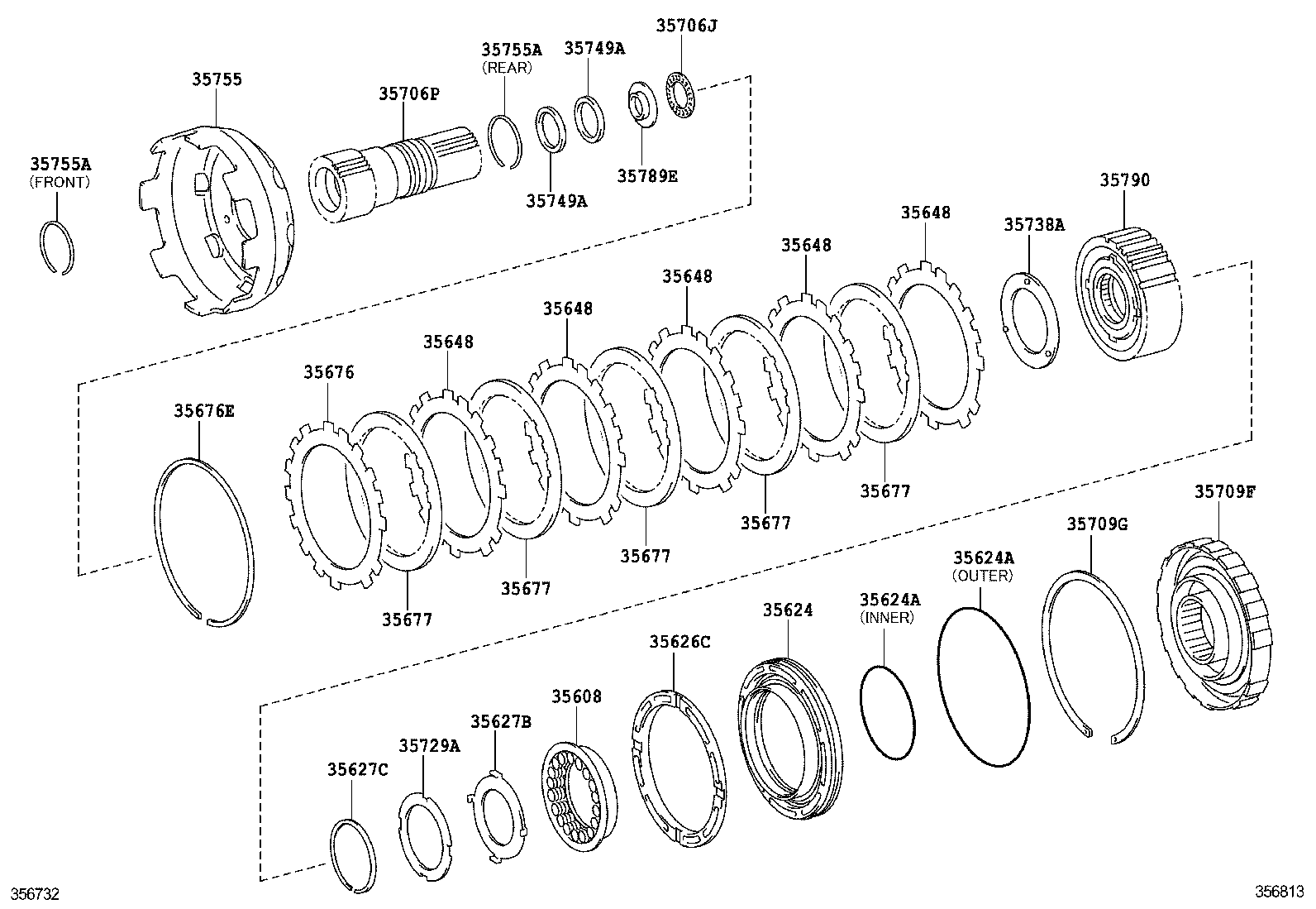  CROWN COMFORT |  CENTER SUPPORT PLANETARY SUN GEAR ATM