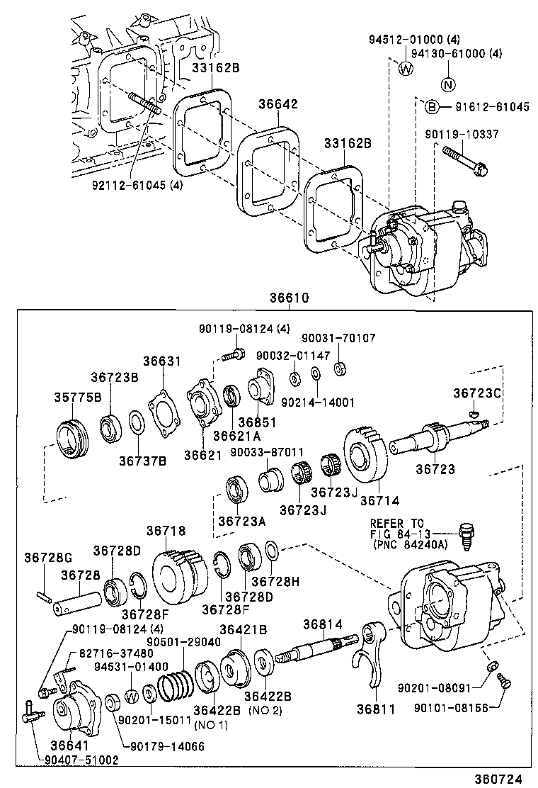  DYNA |  POWER TAKE OFF CASE GEAR