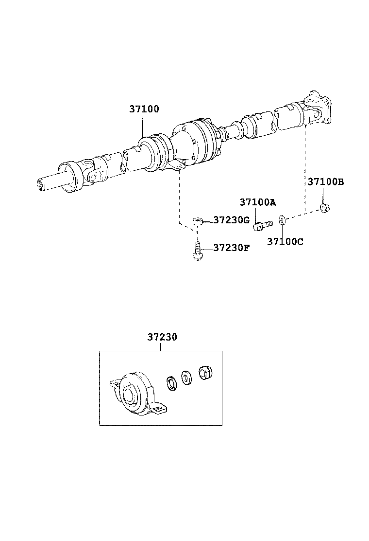  RAV4 |  PROPELLER SHAFT UNIVERSAL JOINT