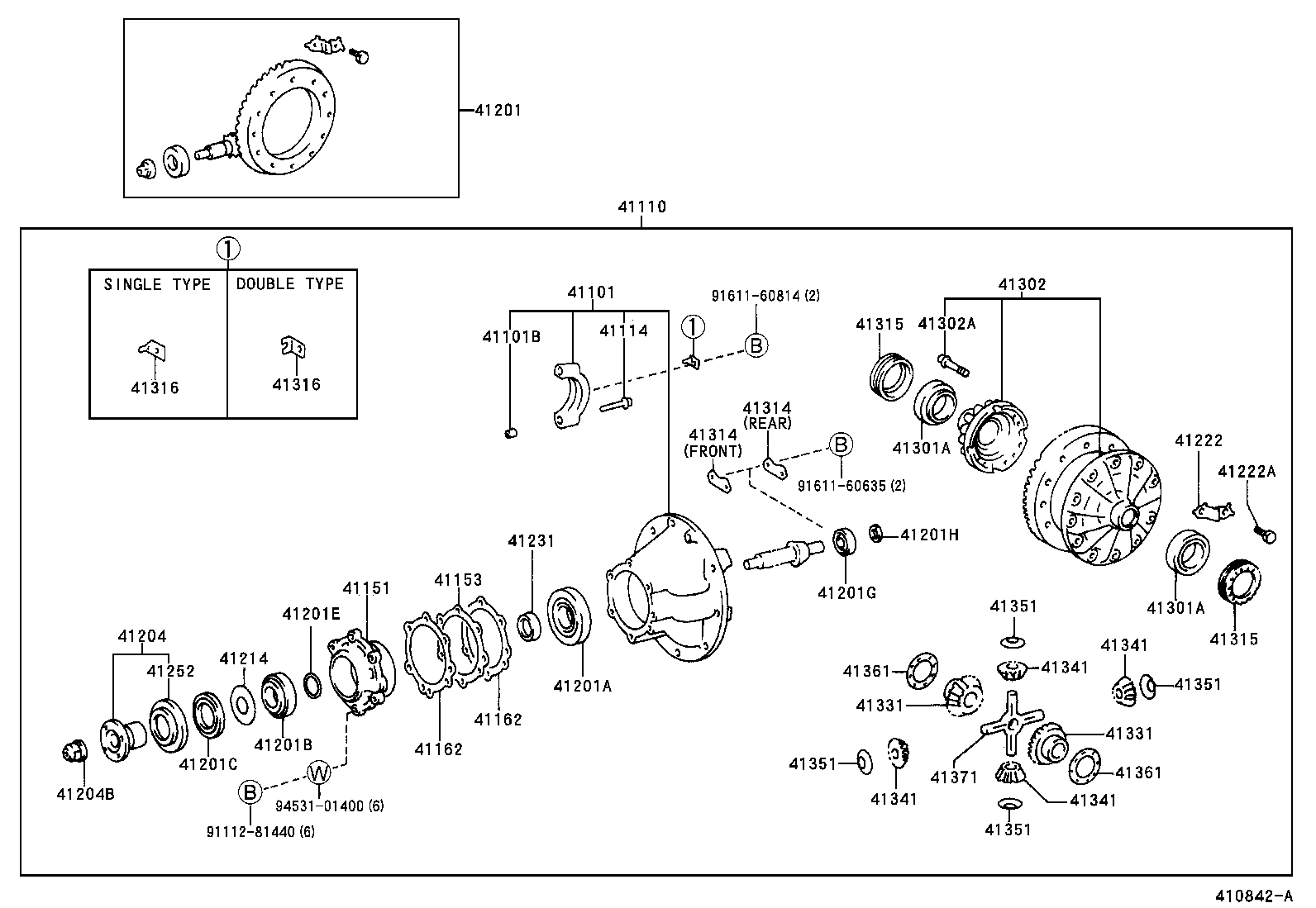  DYNA 200 |  REAR AXLE HOUSING DIFFERENTIAL