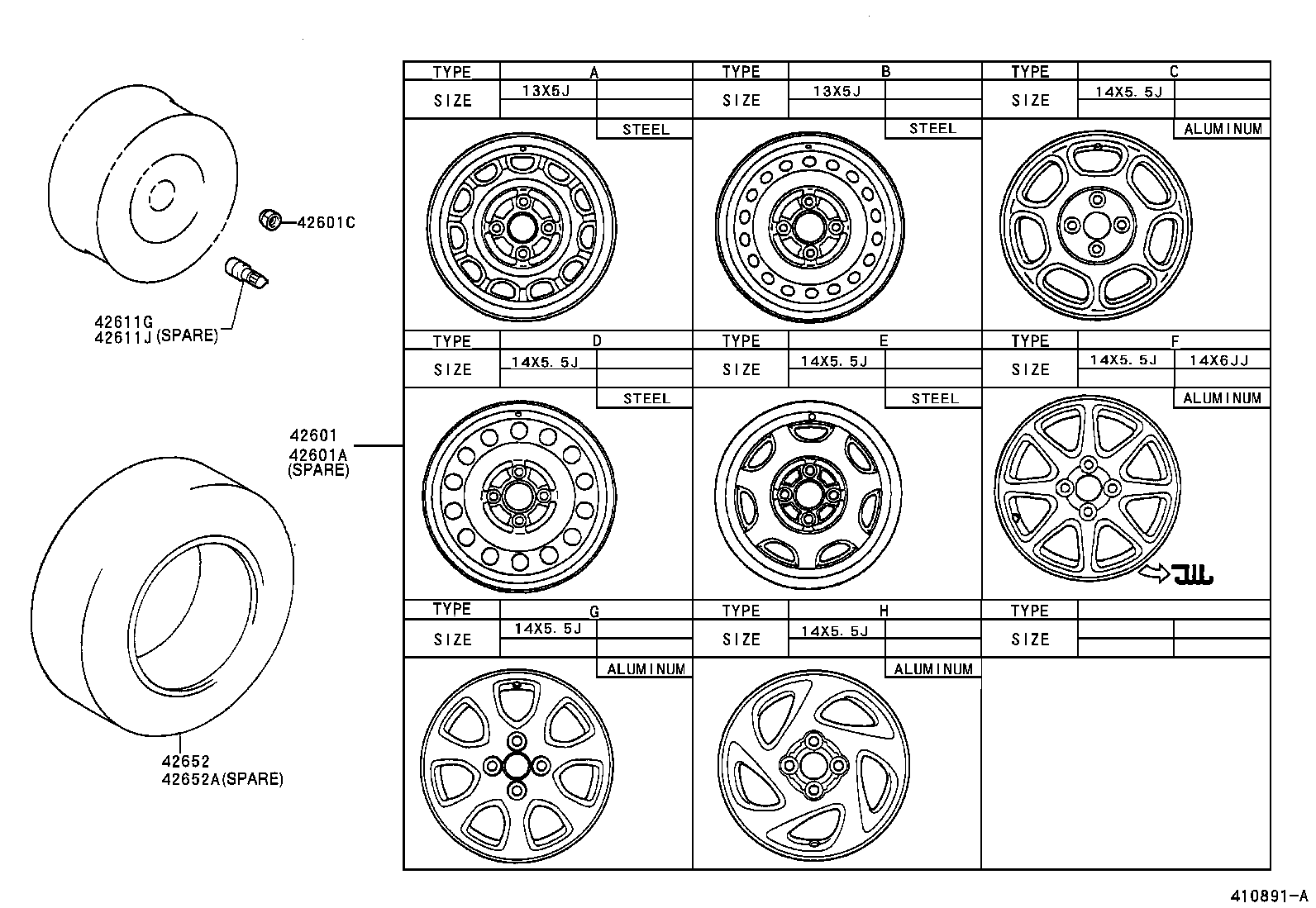  COROLLA |  DISC WHEEL WHEEL CAP