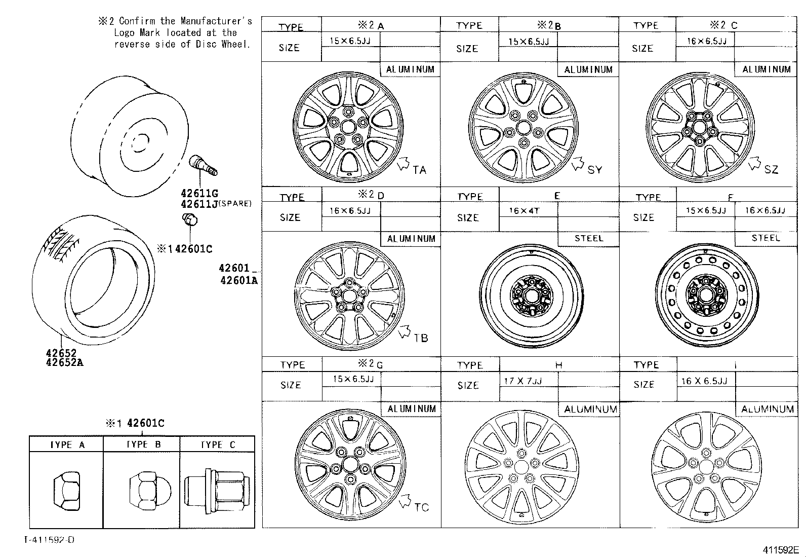  CAMRY |  DISC WHEEL WHEEL CAP