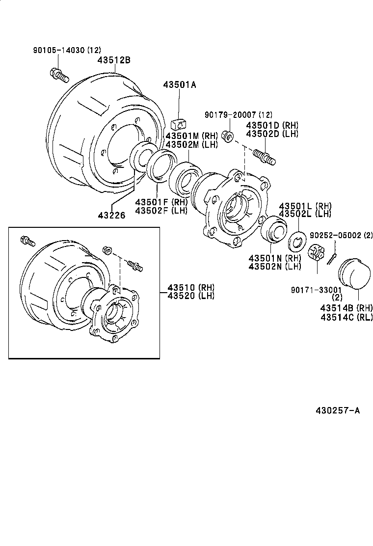  DYNA 200 |  FRONT AXLE HUB