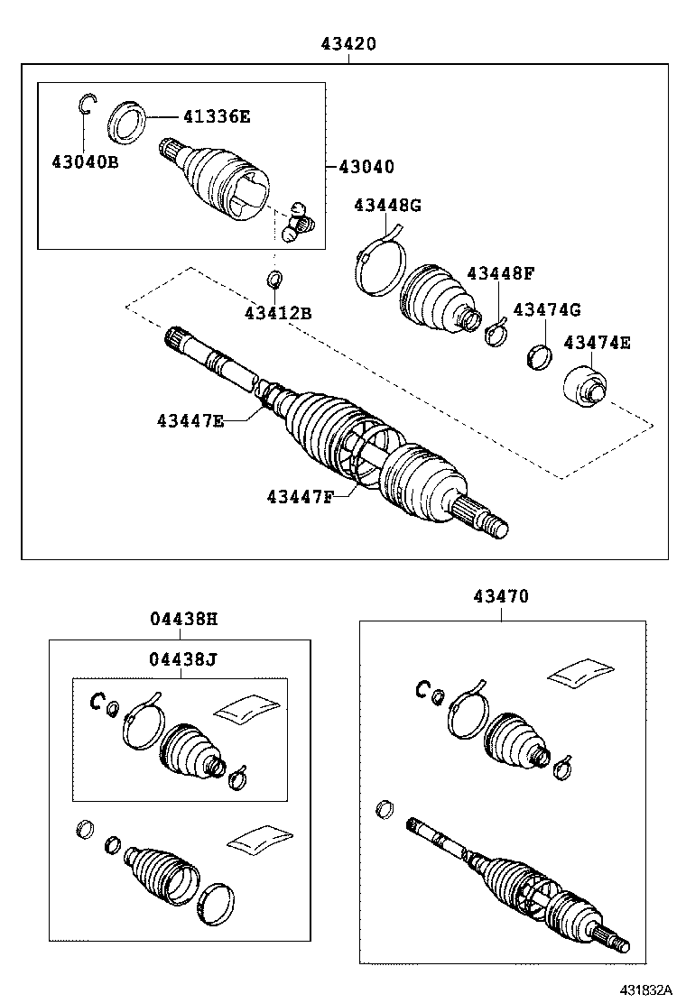  AURIS UKP |  FRONT DRIVE SHAFT