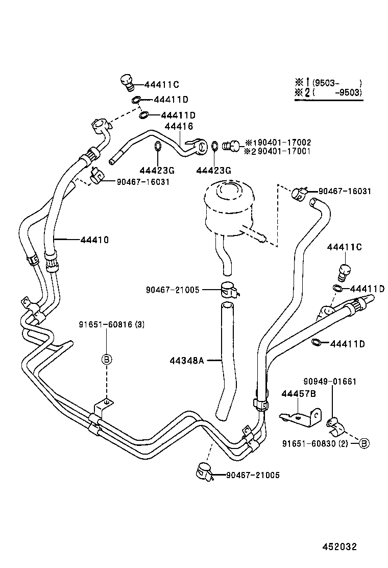  LAND CRUISER 80 |  POWER STEERING TUBE