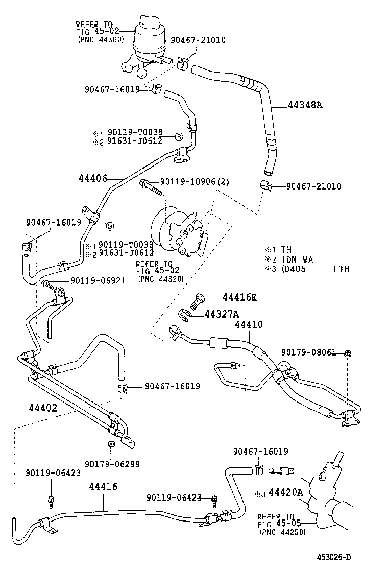  CAMRY |  POWER STEERING TUBE