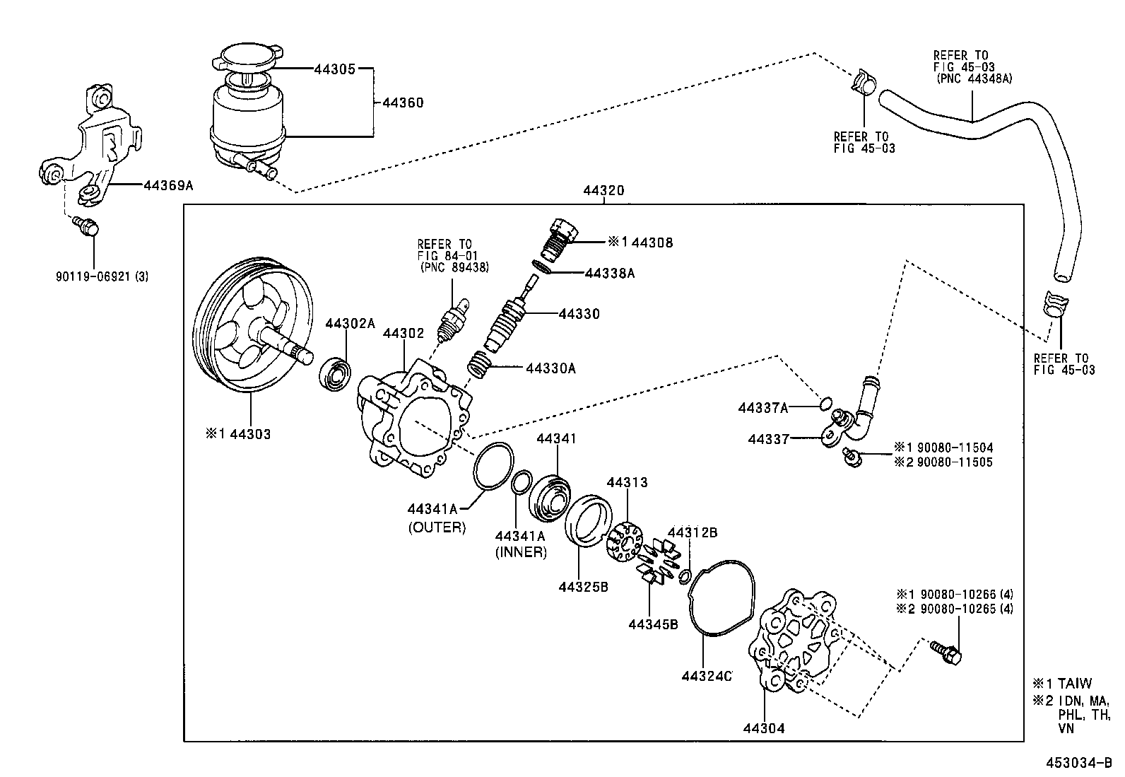  CAMRY |  VANE PUMP RESERVOIR POWER STEERING