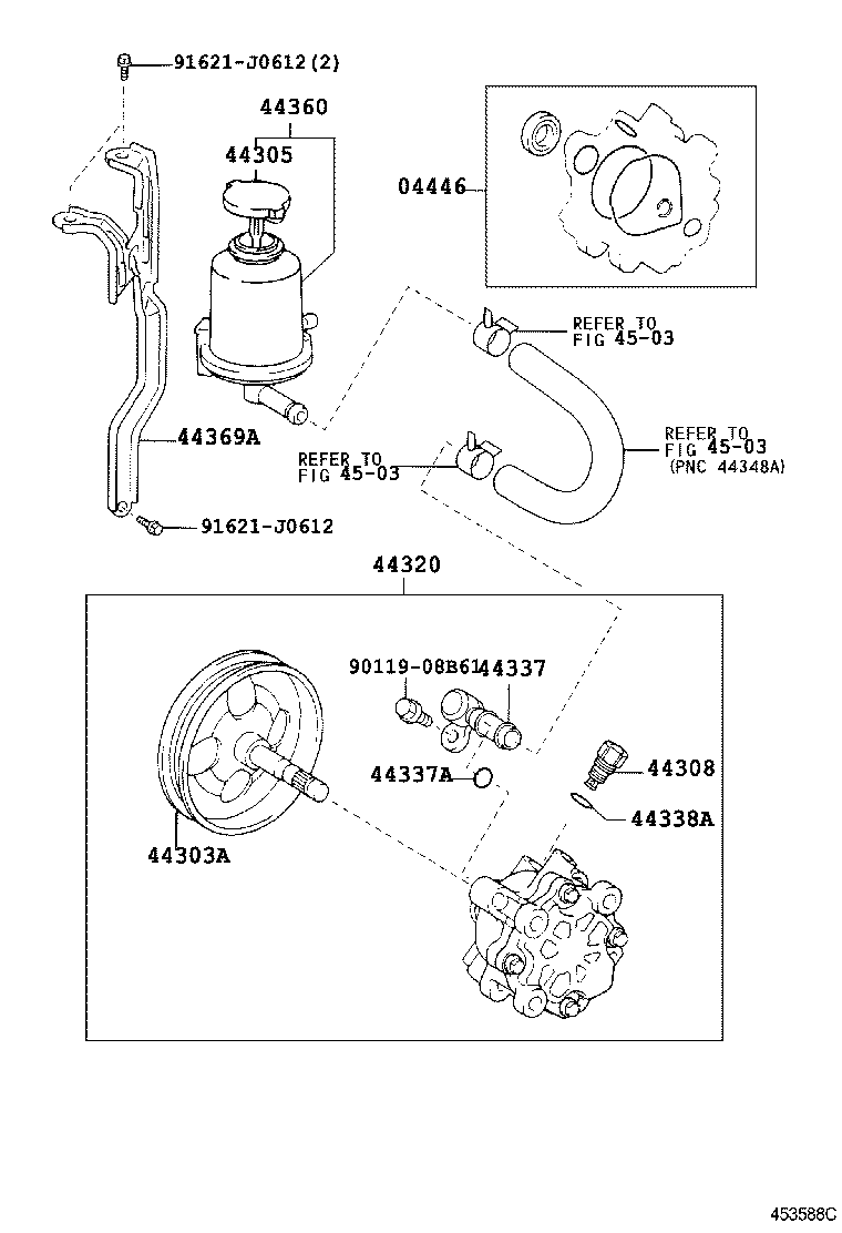  RAV4 |  VANE PUMP RESERVOIR POWER STEERING