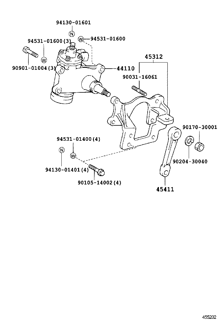  DYNA |  FRONT STEERING GEAR LINK