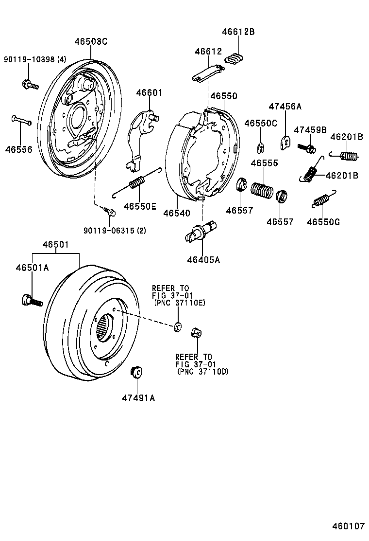  DYNA 200 |  PARKING BRAKE CABLE