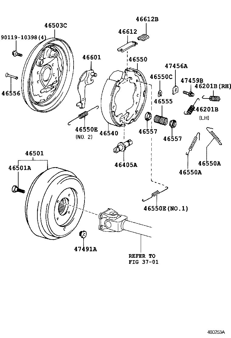  DYNA |  PARKING BRAKE CABLE