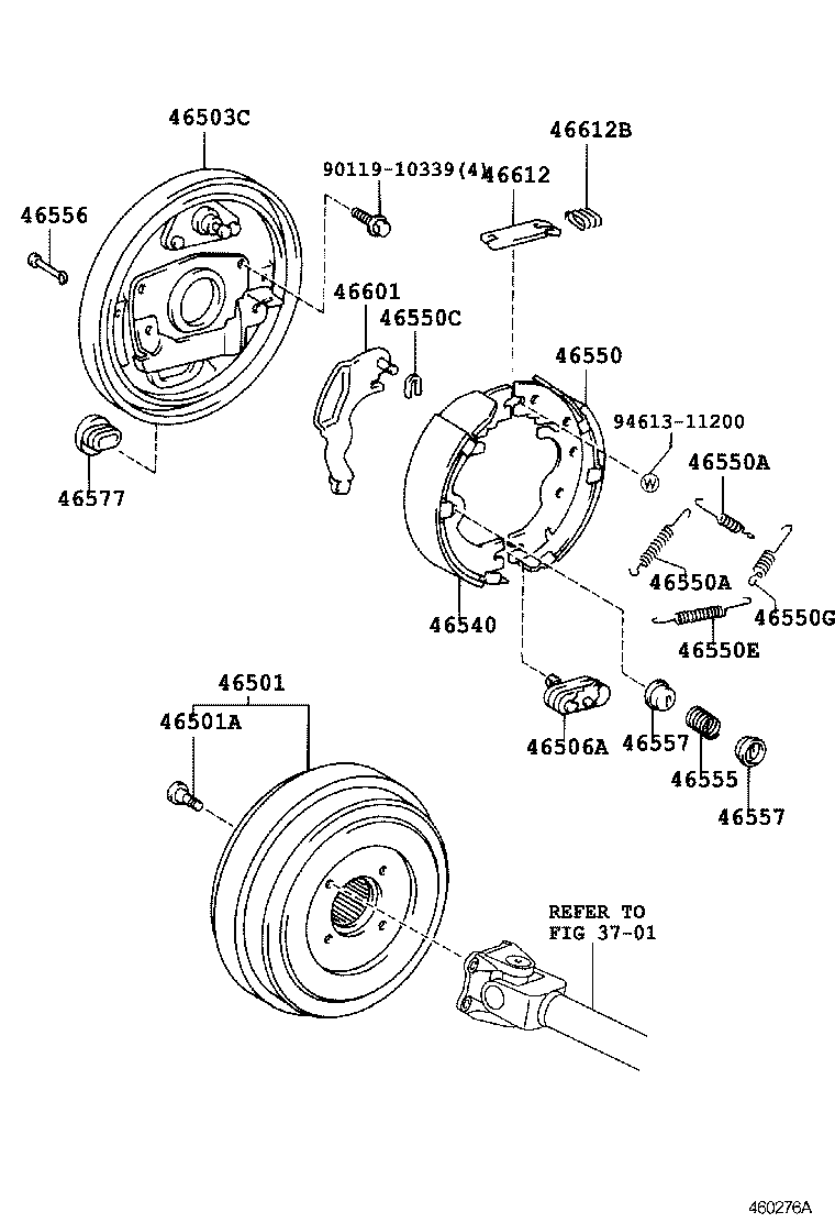  DYNA |  PARKING BRAKE CABLE