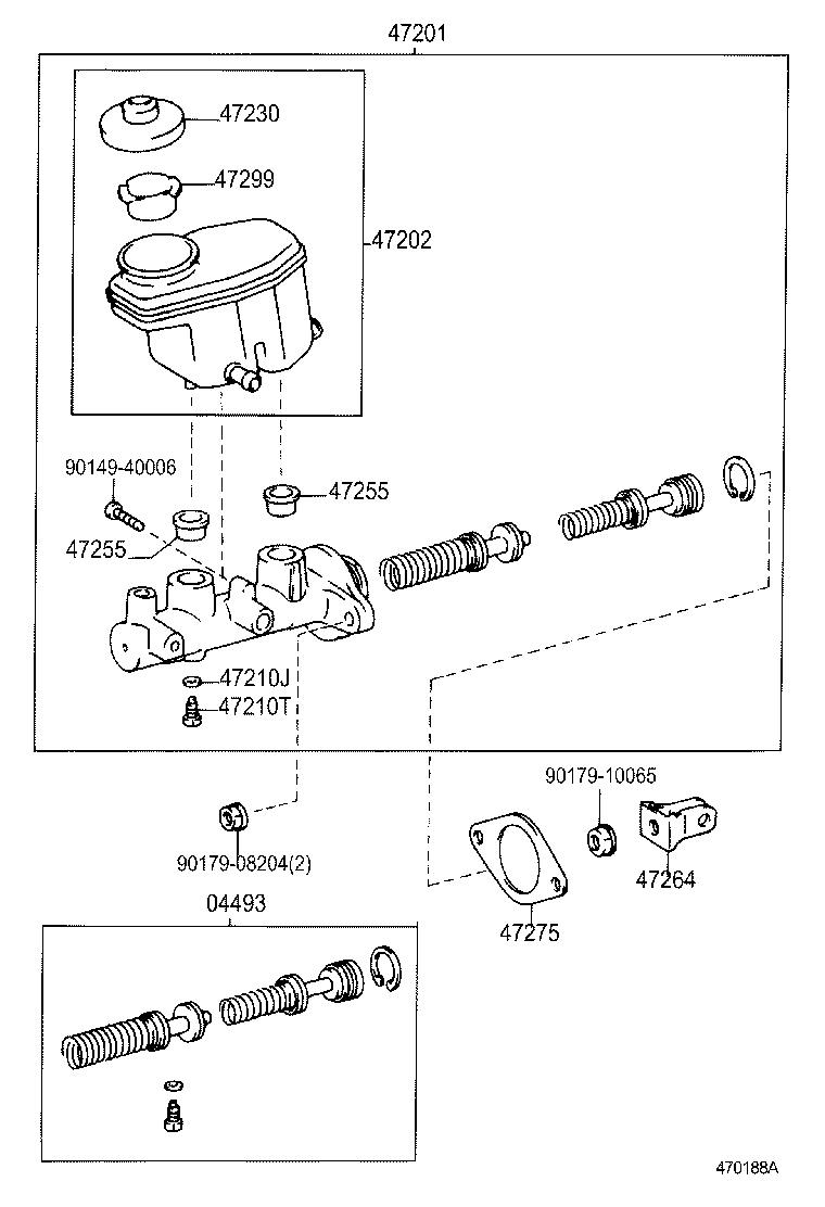  TOWNACE LITEACE |  BRAKE MASTER CYLINDER