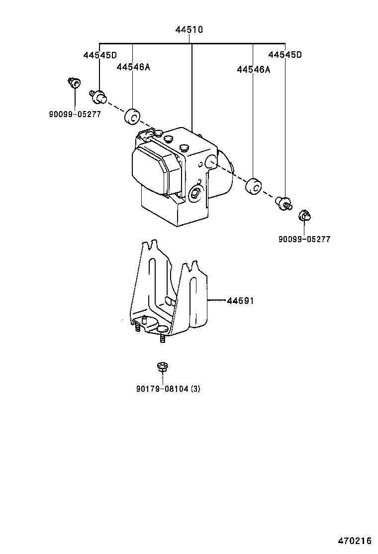  TOWNACE LITEACE |  BRAKE TUBE CLAMP