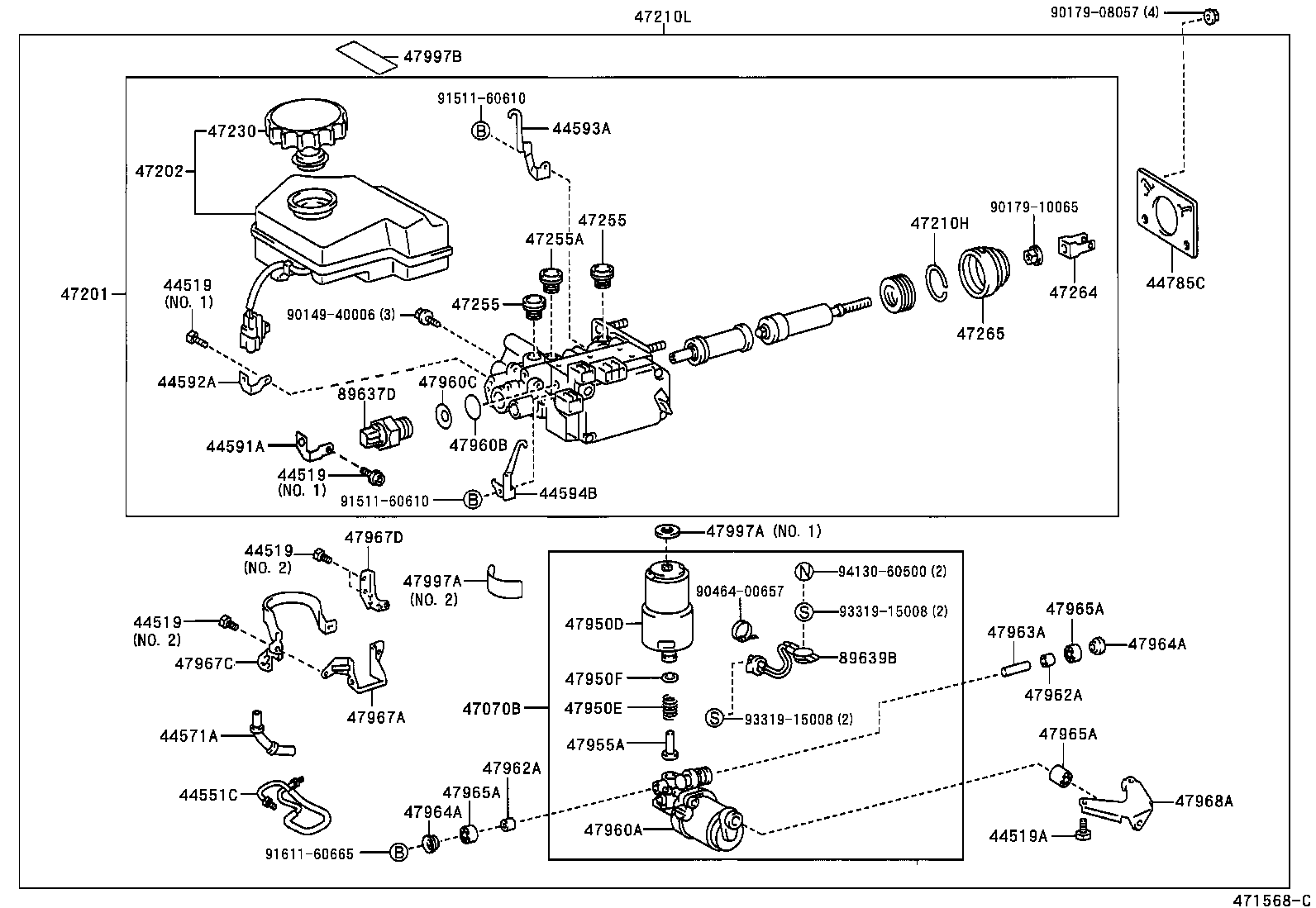  LAND CRUISER 90 |  BRAKE MASTER CYLINDER