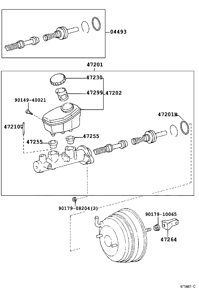  CROWN |  BRAKE MASTER CYLINDER